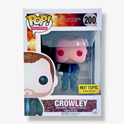 🩸 Funko Pop! 200 Crowley Red Eyes Sobrenatural Hot Topic Exclusivo con Protector Foto 1 de 4
