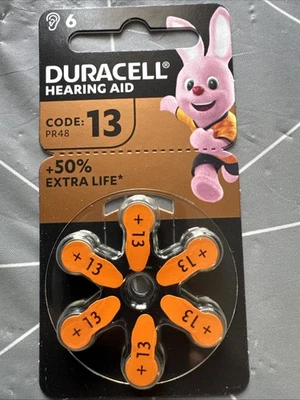Duracell Activair Hearing Aid Batteries Size: 13 (8 Pack)
