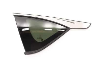 Acura RDX 2019-2025 cuarto de ventana trasero izquierdo lado del conductor vidrio tinte negro OEM Foto 1 de 4