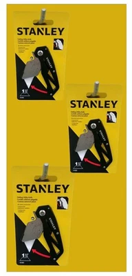 Paquete de 3 cuchillos utilitarios plegables Stanley Hardware 10-855, n.º 10-855 Foto 1 de 2