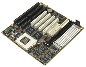Motherboard AMPTRON PM-8400A Socket 7 2x Sdram 4x Simm 3x Isa 4x PCI - Picture 1 of 2