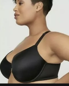NUEVO CON ETIQUETAS SUJETADOR CAMISETA FRONTAL CERRADO BAJO ALAMBRE 52DDD NEGRO - Imagen 1 de 5