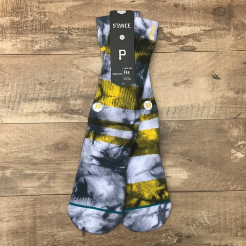 Stance MLB Pittsburgh Pirates Summer League Crew Socks Men’s Size Medium 6 - 8.5 Cover