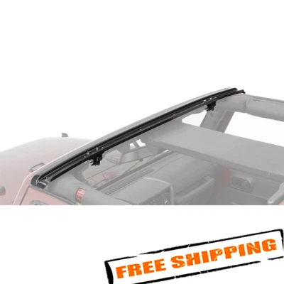 Bestop 51243-01 No-Drill Header Windshield Channel for 07-18 Jeep Wrangler JK Foto 1 de 4