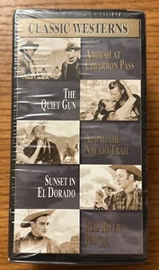 Classic Westerns 3 VHS Tapes - John Wayne - Roy Rogers - Classic Westerns - Picture 1 of 6