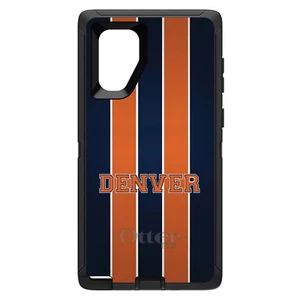 OtterBox Defender for Galaxy Note (Choose Model) Orange Navy Broncos - Picture 1 of 11