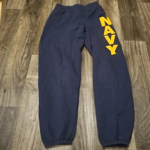 Soffe Military Navy Sweat Pants size Large 14-16 Blue Youth - Picture 1 of 12