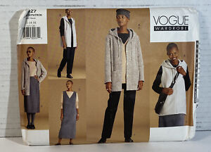 Vogue Pattern #2327 Women’s 12-14-16 Uncut FF Jacket Skirt Jumper Pants Vest Top