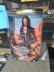 Mattel Harley-Davidson Barbie Morena 1998 nuevo en caja nunca quitado #22256 - Imagen 1 de 9