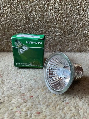 UVA+UVB Heat Emitter Lamp Bulb for Pet Reptile Tortoise Light Heater - Image 1 of 3