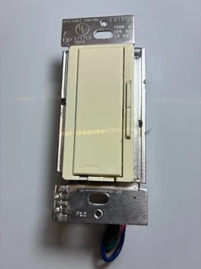 Lutron Homeworks HD-RD ALMOND RF Remote Dimmer Switch 8-Amps WORKING FINE TESTED - Picture 1 of 7