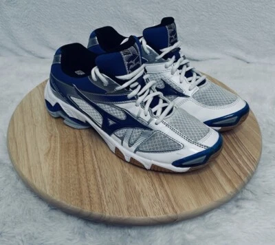 Mizuno Wave Shoes Womens  Bolt 6 Sneaker ￼Size 10 White Black PYV 0217 Sneaker - Image 1 of 4