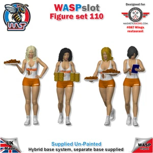 Juego de figuras 110 - escala 1/32, figuras 319, 320, 321 y 322, camarera, sudadera con capucha chicas - Imagen 1 de 8