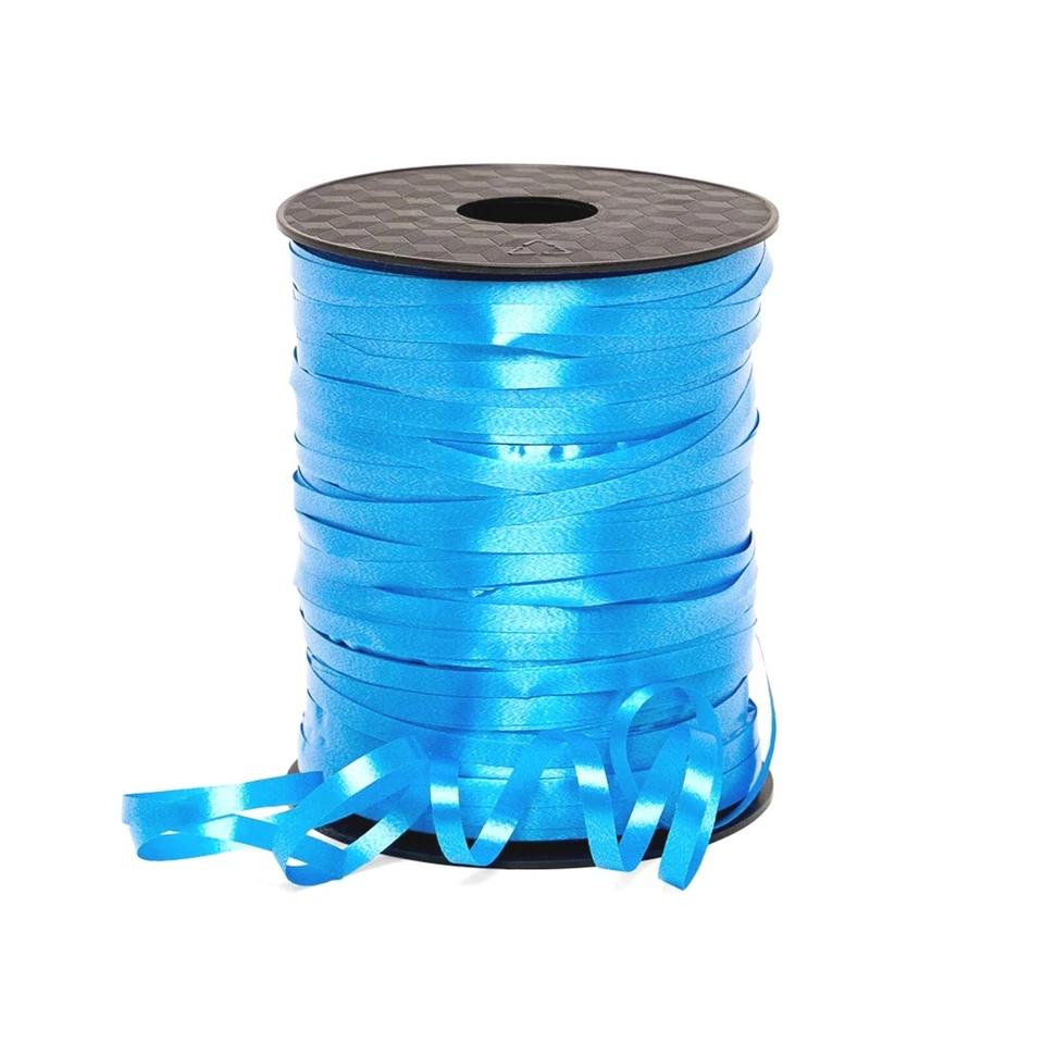 Turquoise Blue Smooth Finish Curling Ribbon - 3/16in. x 500 Yds (pm44300275) - Image 1 of 1