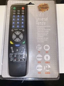 6 in 1 universal Remote - Picture 1 of 5
