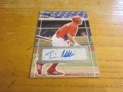 Travis Mattair 2007 Just Rookies Autographs #38 Card MLB Philadelphia Phillies - Image 1 of 2