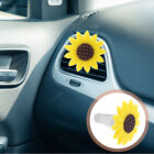4 Sonnenblumen-Auto-Deko-Clips für Entlüftung & Duft, 8 cm