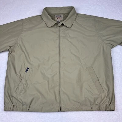 Винтажный Himalaya Outfitters куртка мужская 2XB желтовато-коричневый бежевый хаки полный молнии большой и высокий - Изображение 1 из 4