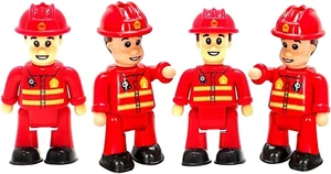 Toy Figures & Playsets - Fireman Action Figures for Kids - Firefighter Figurines - Picture 1 of 12