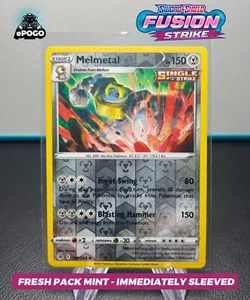 Melmetal 189/264 Reverse Holo Pokemon TCG Fusion Strike Card MINT SHIPPED TODAY - Picture 1 of 2