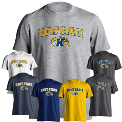 Kent State University Golden Flashes Arch Text with Mascot Short Sleeve T-Shirt - Image 1 of 2