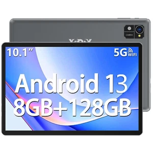 10" Tablet Android 13 Tablets 8+128GB Quad-Core T618 Tablet Dual Camera 7000mah - Picture 1 of 12
