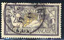 1900 FRANCE gray vio & yel Liberry & Peace SC#126 A18 2fr used