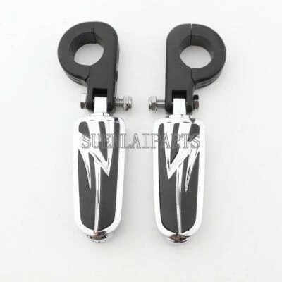 Reposapiés de montaje en carretera para Harley Davidson Fatboy Heritage Softail Classic Foto 1 de 4