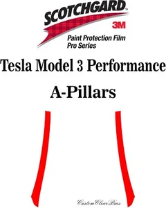 3M Paint Protection Film Pro Series Clear 2024 2025 Tesla Model 3 Performance - Picture 1 of 3