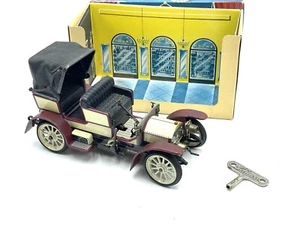 Vintage Schuco MERCEDES 1902 1229 Wind Up Toy Car with key # V - Foto 1 di 12