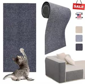 Cat Scratch Couch Furniture Protector Adhesive Cat Scratch Pad DIY Climbing Roll - Picture 1 of 15