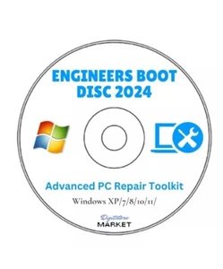 Recovery Repair & Fix Engineers Boot Disc for Windows XP/Vista/7/8/8.1/10 - Picture 1 of 1