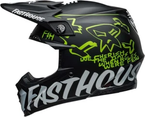 NEW Bell Moto-9S Flex FASTHOUSE Crew Dirt Bike Helmet Matte Black Size Small - Picture 1 of 3