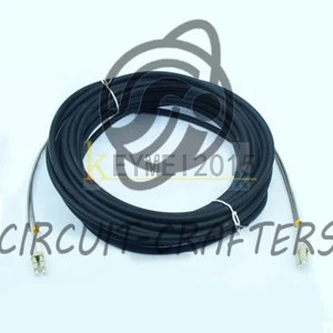 Cordon de raccordement fibre champ extérieur 90M LC UPC vers LC UPC MM câble duplex multimode - Photo 1/5
