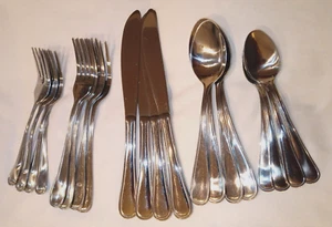 Gibson STUDIO Glossy Stainless Steel Flatware - service for 4 (20 pieces) - Picture 1 of 2