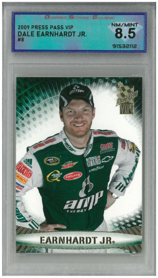 2009 Press Pass Vip DALE EARNHARDT JR. #8💎 DSG 8.5 NM/Mint - Image 1 of 2