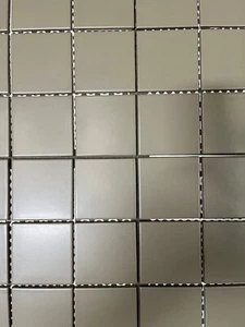 Azulejos marrones Makara 3 7/8"" x 3 7/8"" 200 pies cuadrados remodelación de pared cerámica vintage C#653 - Imagen 1 de 1