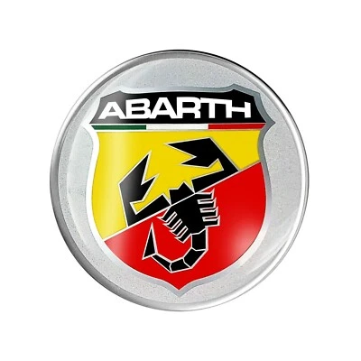Adesivo per Abarth Ufficiale 3D Scudetto Diametro 50 mm - Immagine 1 di 4