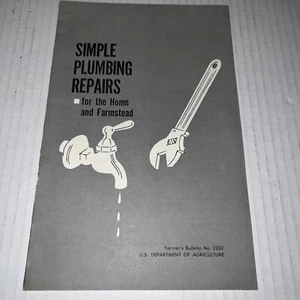 Simple Home Repairs by The U.S. Dept. of Agriculture Vintage 1964 Ephemera - Imagen 1 de 5