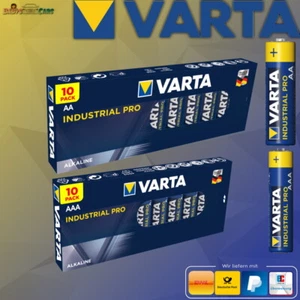 Varta Industrial Pro AAA AA Mignon Micro Batterie MHD 2029 1-100 Stück