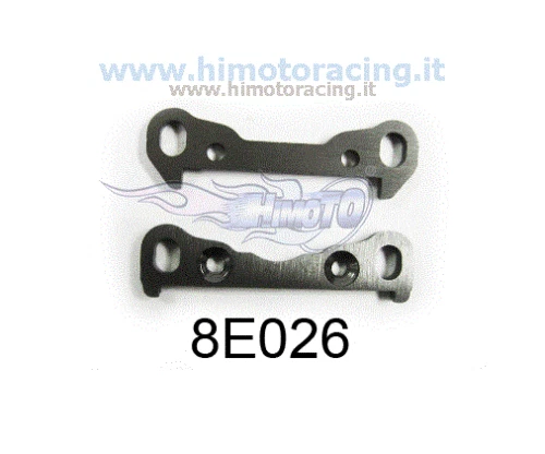 8E026 820015 SUPPORTI CENTRALI INFERIORI ANTERIORII METALLO HIMOTO MODEL RC 1/8 - Immagine 1 di 1