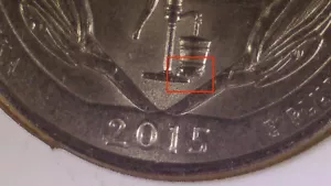 2015 United States Homestead Quarter Leaky Bucket Error - Picture 1 of 3