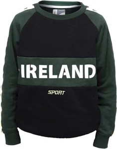 Croker Green & Black Kids Crew Neck Sweater - Size 6/7 - New - Picture 1 of 6