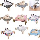 Cat/Dog Bed Wooden Pet Tent Bed Indoor/Outdoor Pet Furniture Replaceable Cover