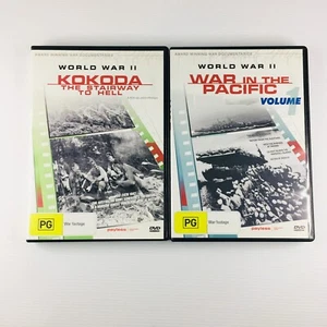 Kokoda The Stairway To Hell & War In The Pacific Vol 2 (DVD Set) VGC, Free Post - Picture 1 of 16