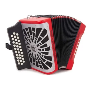 Hohner Compadre EAD Accordion Red with Gig Bag - Picture 1 of 9