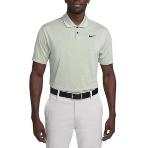 Nike Tour Mens Dri-FIT Stretch Knit Golf Polo Light Green Men’s Size L - Picture 1 of 4