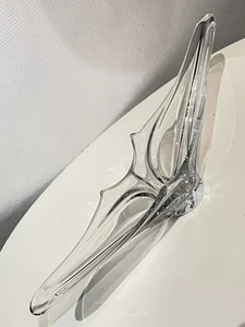 Magnifique Coupe À Fruits Centre De Table Cristal De Vannes Estampillé - Picture 1 of 24