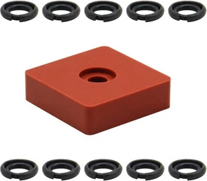 (10 Sets) 3/8" Impact Wrench Retaining Rings with O-Ring, Compatible Black - Picture 1 of 6