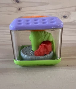 VINTAGE FISHER PRICE PEEK A BLOCKS SENSORISCHER ERSATZBLOCK ROTER ZUG BERG - Bild 1 von 5